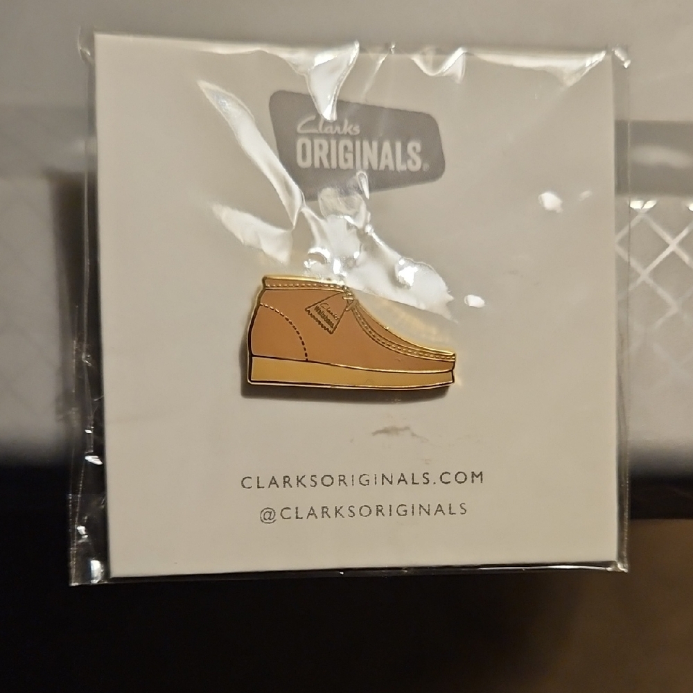 Clarks Originals Gold Shoe Pin (Rare)